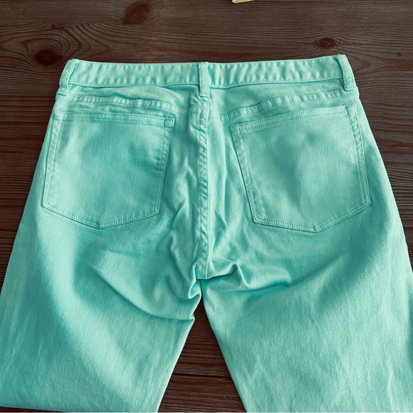 J. CREW FACTORY TOOTHPICK SKINNY JEANS TEAL TURQUOISE LOW RISE DENIM SIZE 29 - Picture 13 of 16